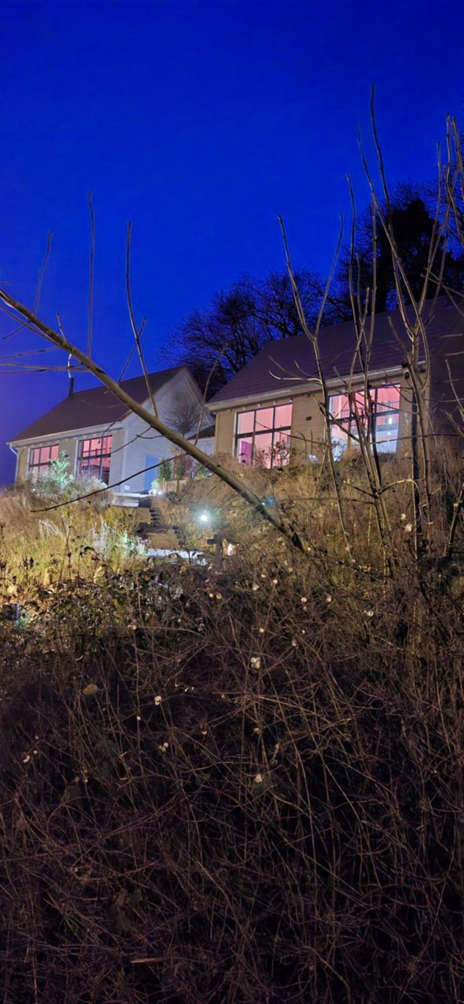 Odenwald-Lodge Mit Infrarotsauna Und E-Ladestation Im Naturpark Odenwald "Haus Himmelblau" Reichelsheim ภายนอก รูปภาพ